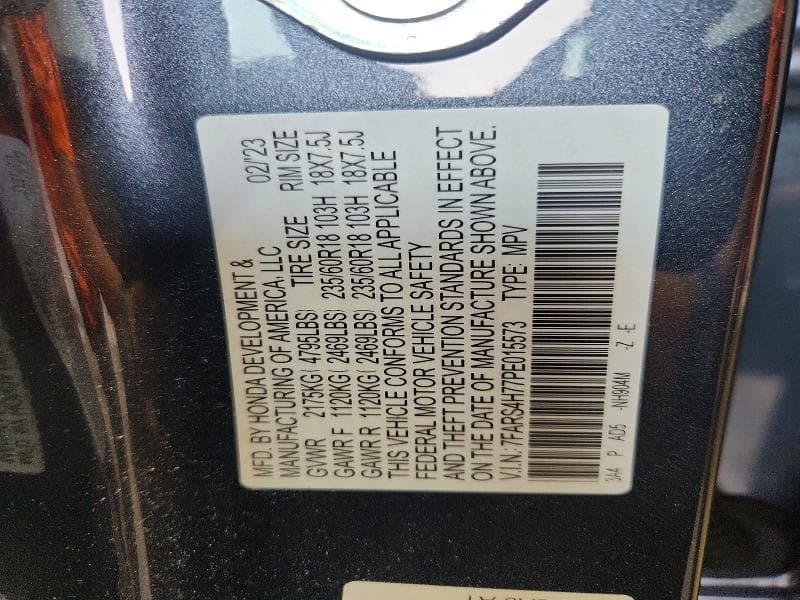 2023 HONDA CR-V EXL 14