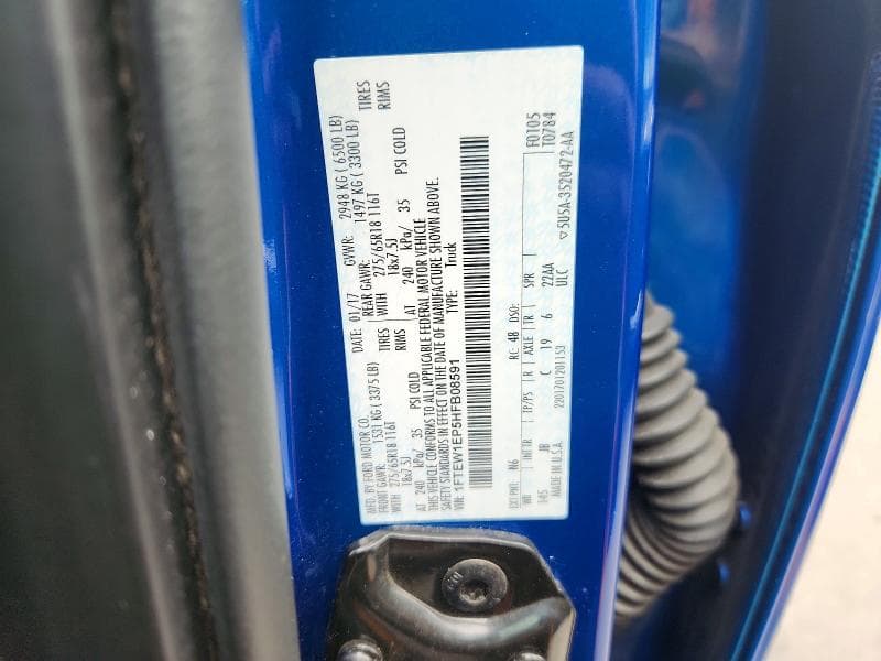 2017 FORD F150 SUPERCREW 13