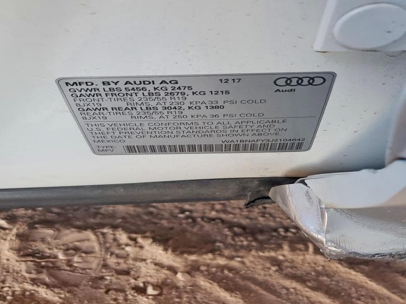 2018 AUDI Q5 PREMIUM PLUS 12