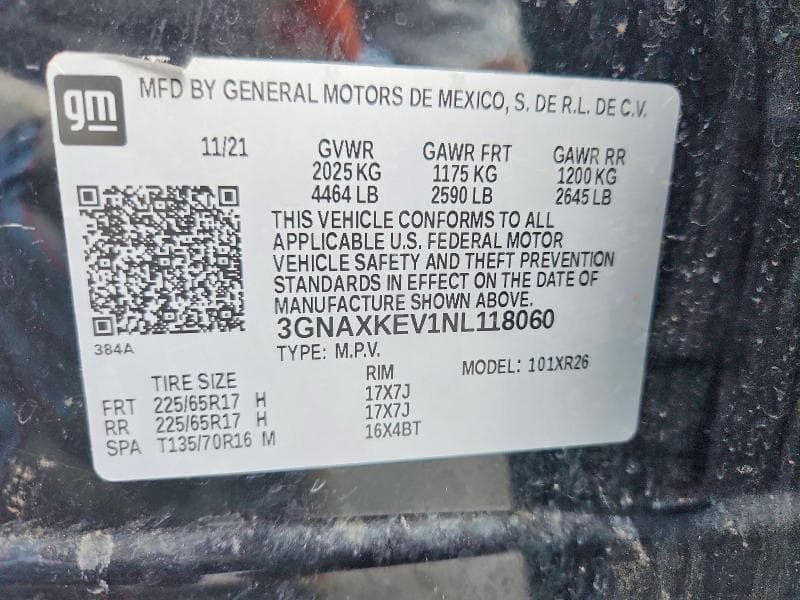 2022 CHEVROLET EQUINOX LT 13