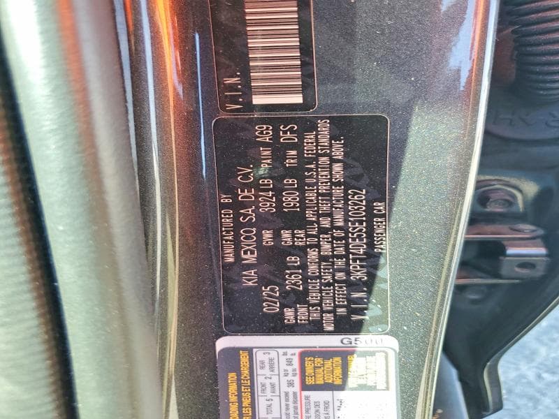 2025 KIA K4 LXS 12
