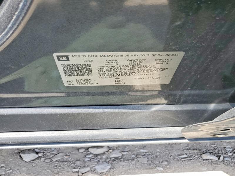 2019 GMC TERRAIN SLE 12