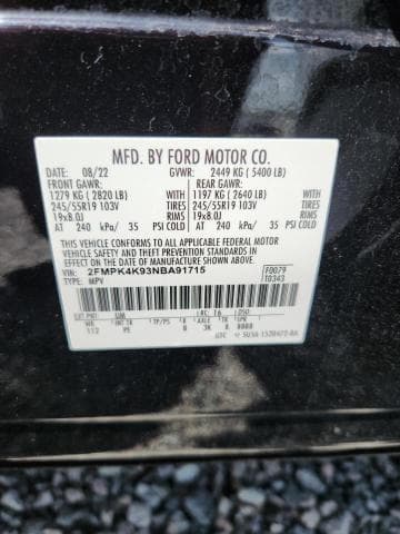 2022 FORD EDGE TITANIUM 13
