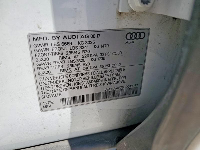 2018 AUDI Q7 PREMIUM PLUS 13