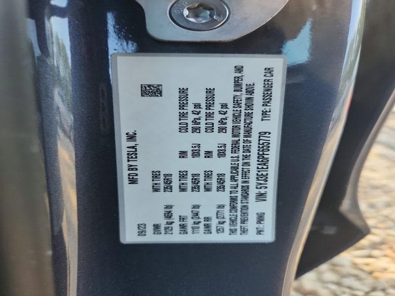 2023 TESLA MODEL 3 12