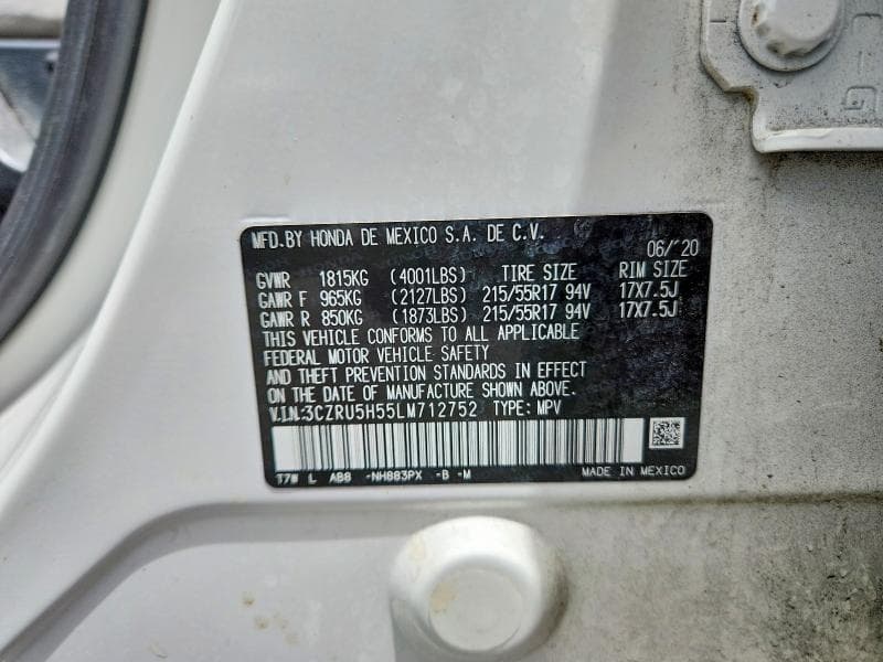 2020 HONDA HR-V EX 13
