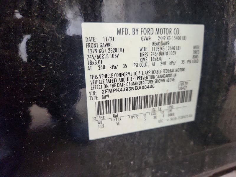 2022 FORD EDGE SEL 13
