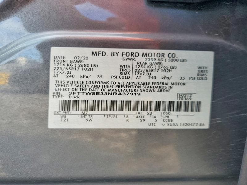 2022 FORD MAVERICK XL 12