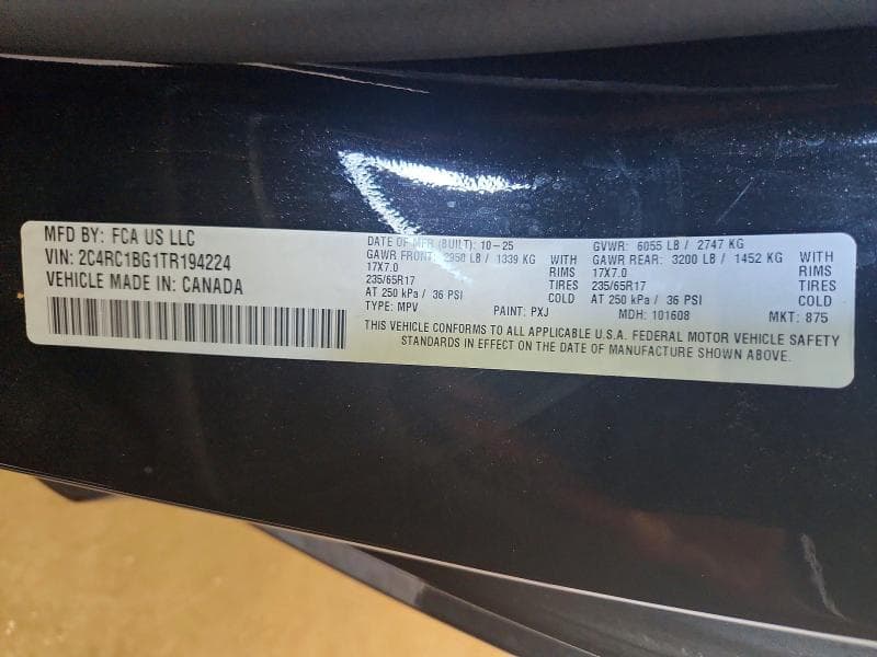 2026 CHRYSLER PACIFICA SELECT 13