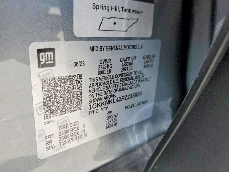 2023 GMC ACADIA SLE 13