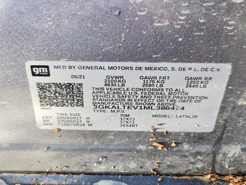 2021 GMC TERRAIN SLE 12