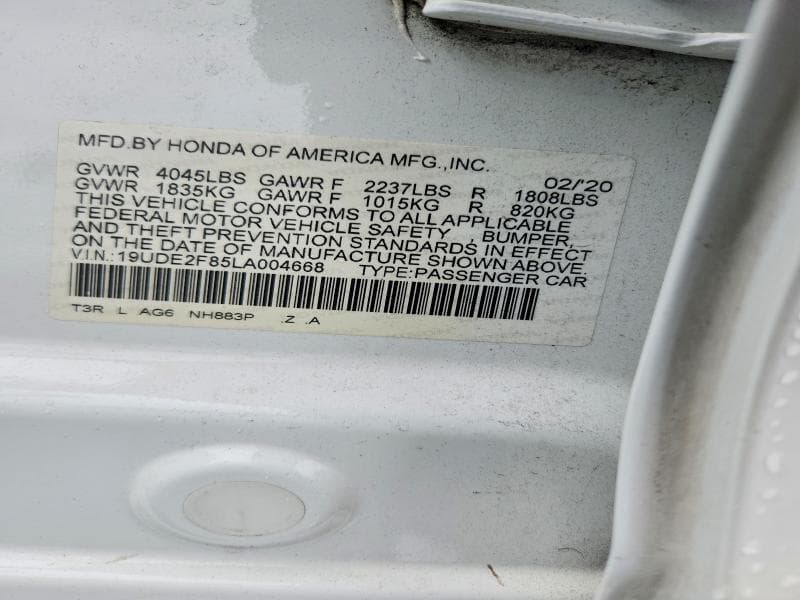 2020 ACURA ILX PREMIUM A-SPEC 13