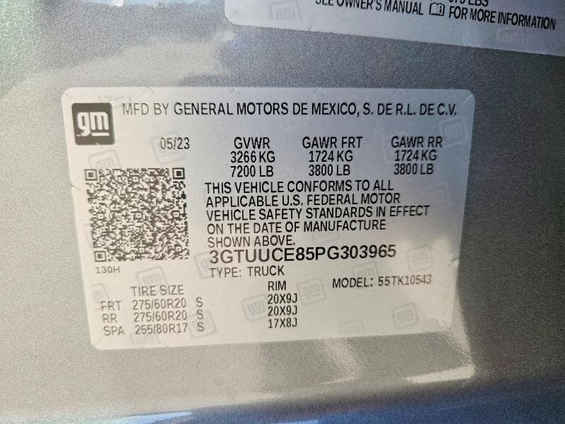 2023 GMC SIERRA K1500 ELEVATION 12