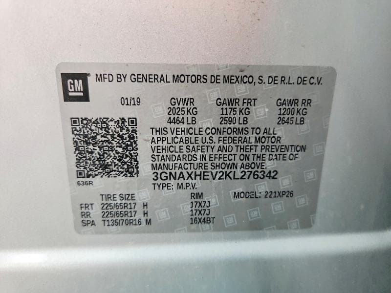 2019 CHEVROLET EQUINOX LS 13