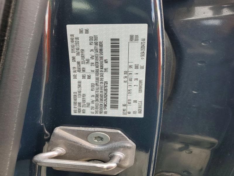2019 FORD ESCAPE TITANIUM 13