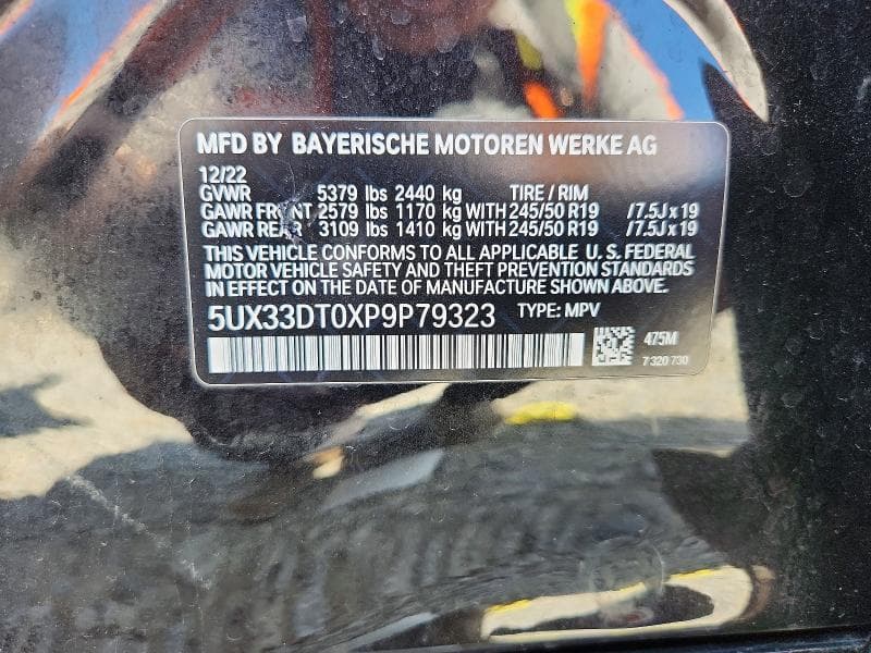 2023 BMW X4 XDRIVE30I 14