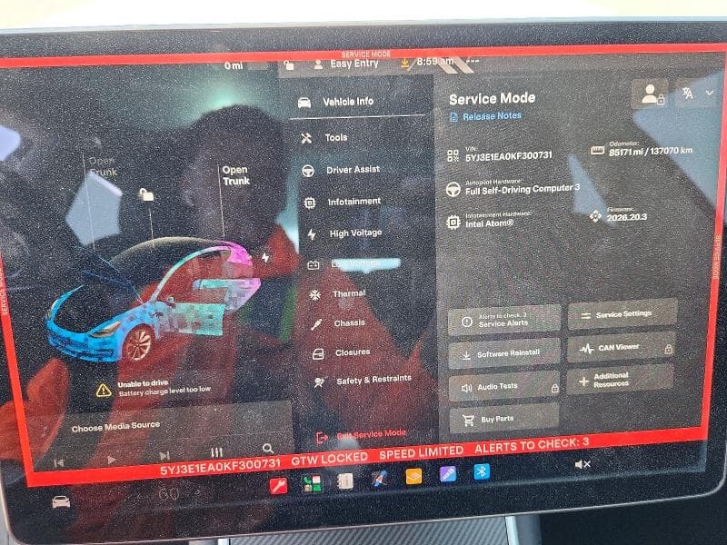 2019 TESLA MODEL 3 9
