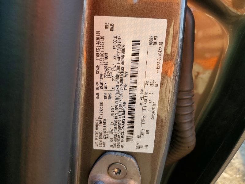 2025 FORD ESCAPE ST LINE SELECT 13