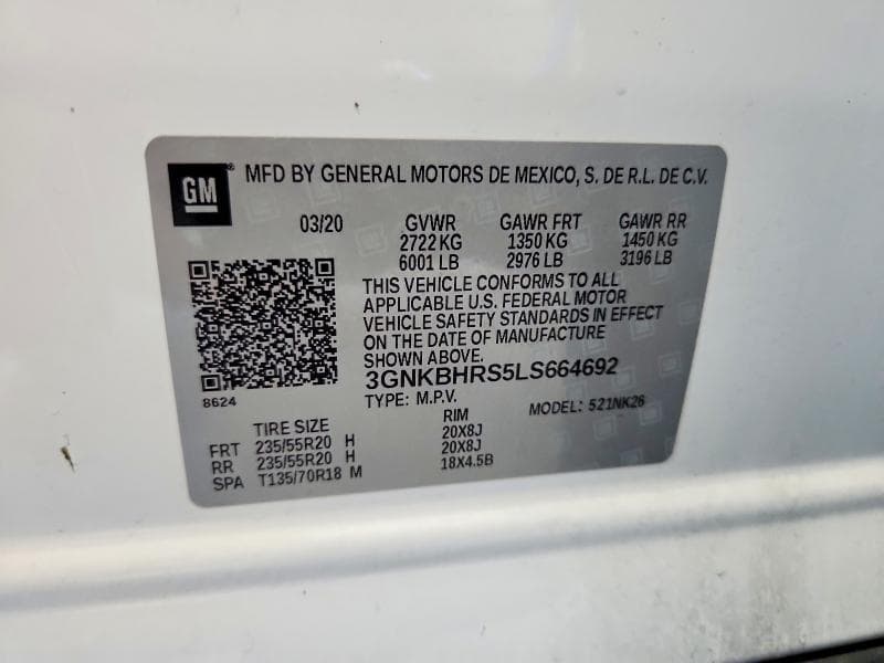 2020 CHEVROLET BLAZER 2LT 13