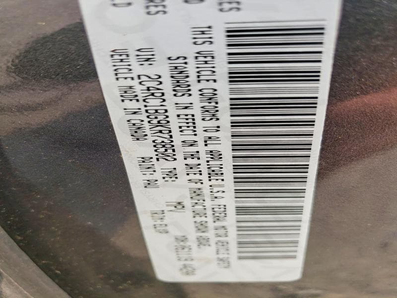 2019 CHRYSLER PACIFICA TOURING L 13