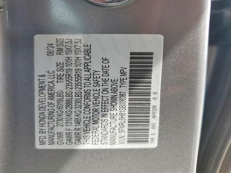 2025 HONDA ODYSSEY TOURING 13