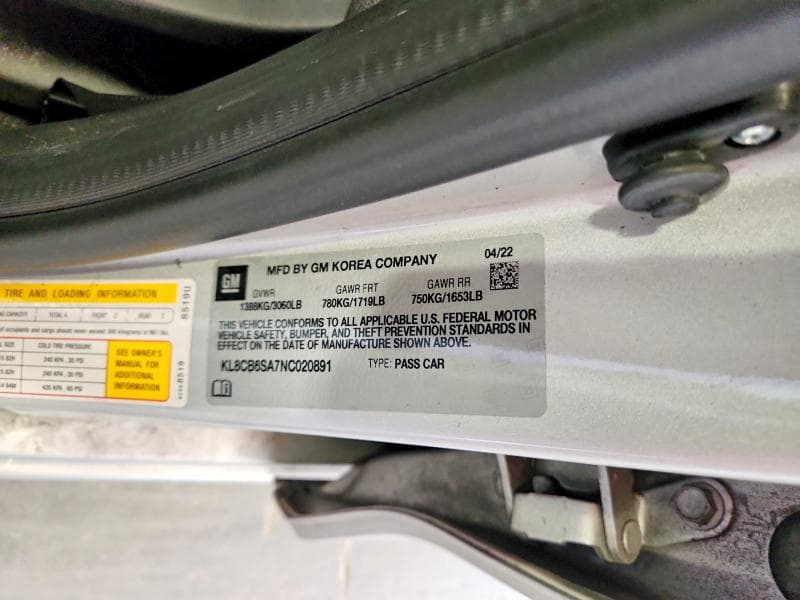 2022 CHEVROLET SPARK LS 12