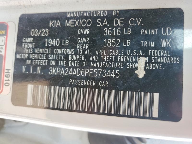 2023 KIA RIO LX 12