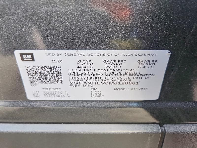 2021 CHEVROLET EQUINOX LS 13