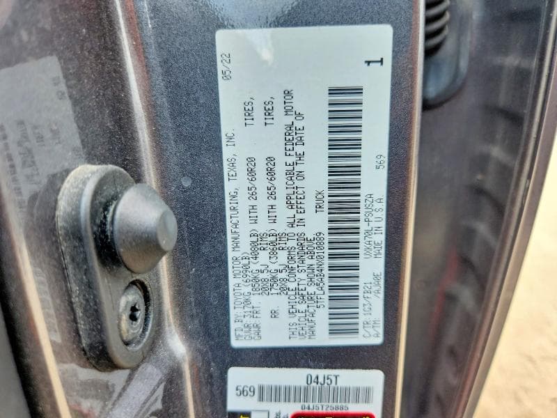 2022 TOYOTA TUNDRA SR5 12