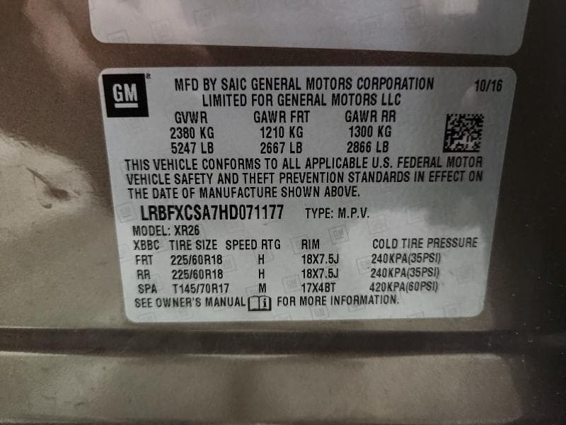 2017 BUICK ENVISION PREFERRED 13