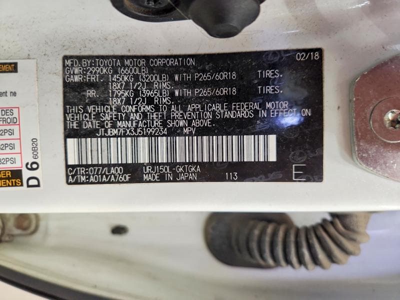 2018 LEXUS GX 460 13