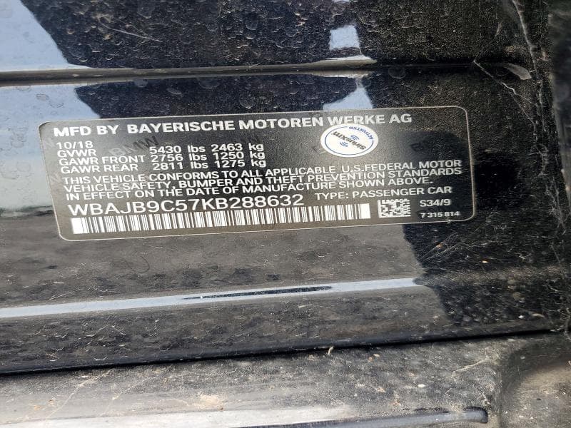 2019 BMW M550XI 12