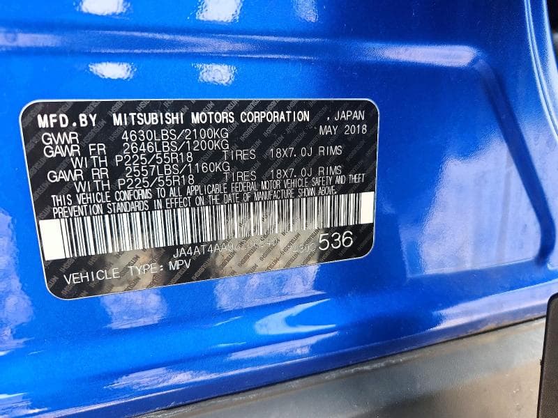 2018 MITSUBISHI ECLIPSE CROSS LE 13