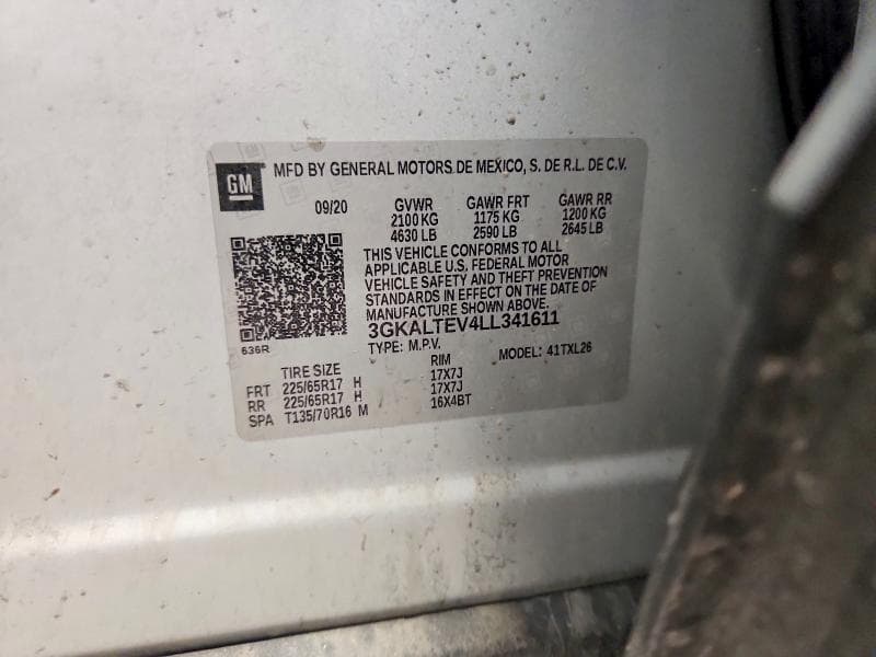 2020 GMC TERRAIN 14