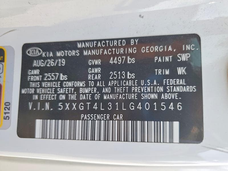 2020 KIA OPTIMA LX 13