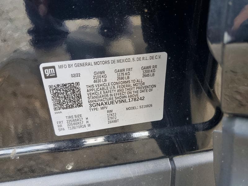 2022 CHEVROLET EQUINOX LT 13