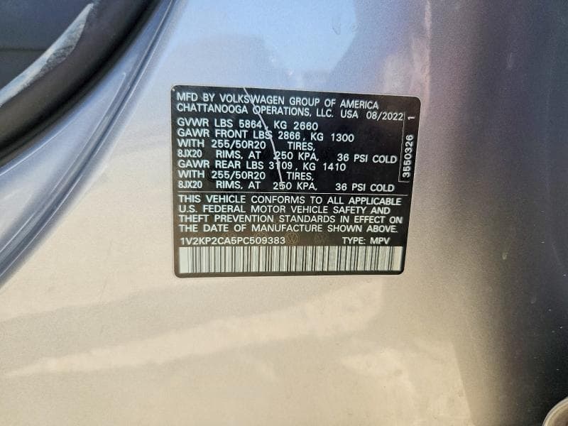 2023 VOLKSWAGEN ATLAS SE 13