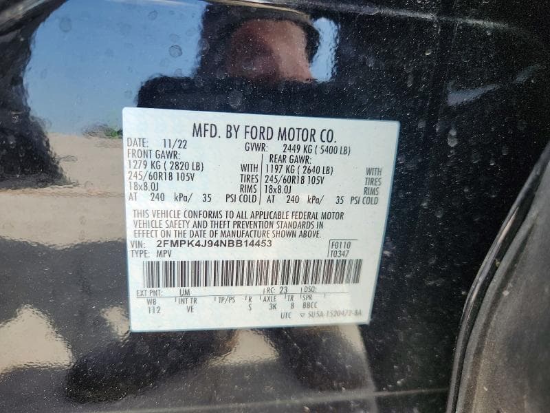 2022 FORD EDGE SEL 14