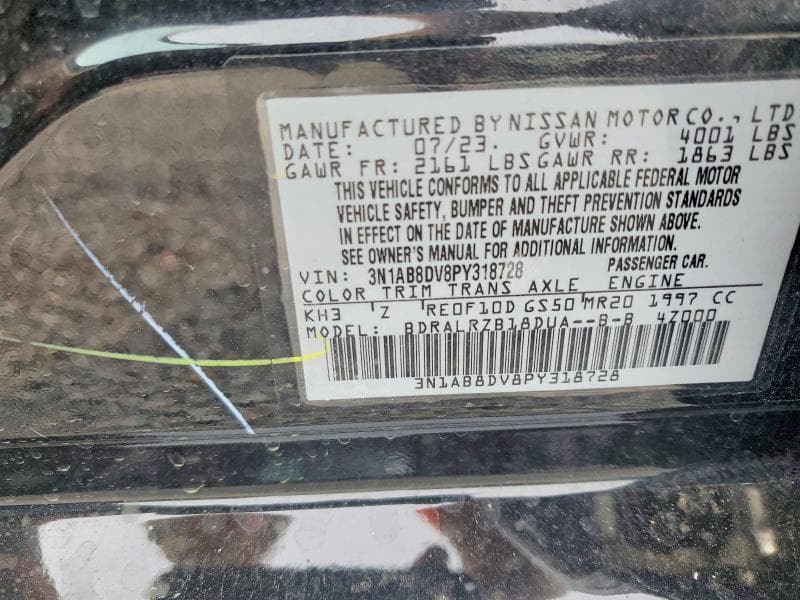 2023 NISSAN SENTRA SR SR 13