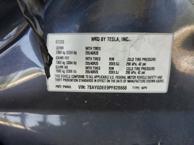 2023 TESLA MODEL Y 13