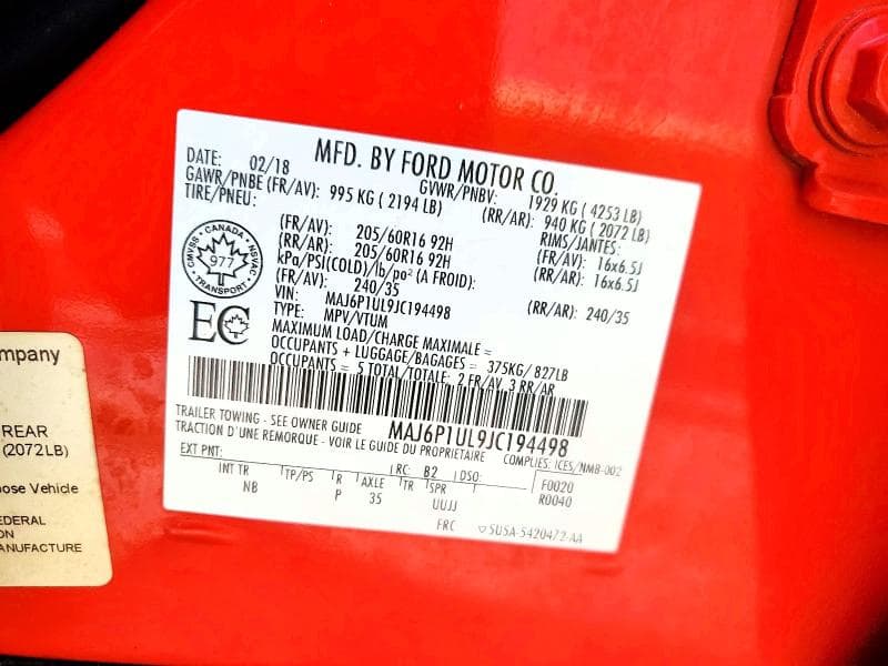 2018 FORD ECOSPORT SE 12