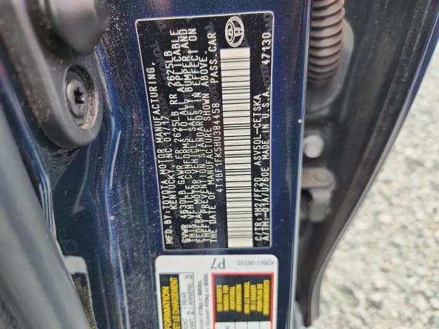 2017 TOYOTA CAMRY SE 13