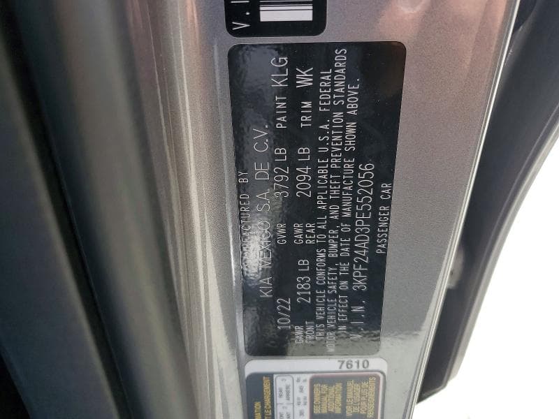 2023 KIA FORTE LXS 12