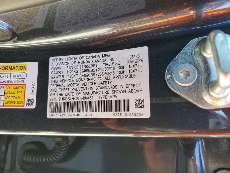 2026 HONDA CR-V EX 13