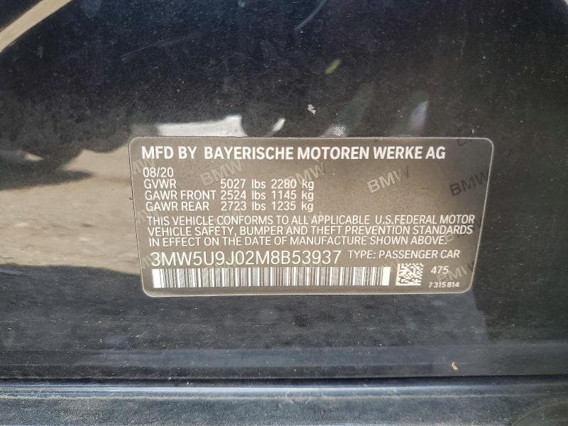 2021 BMW M340XI 12