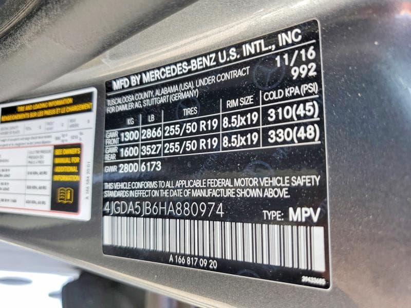 2017 MERCEDES-BENZ GLE 350 13