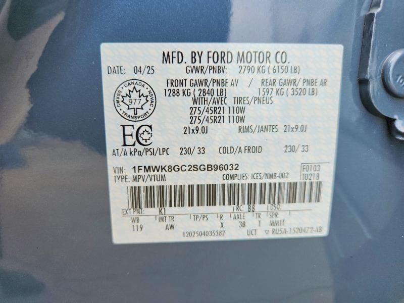 2025 FORD EXPLORER ST 14