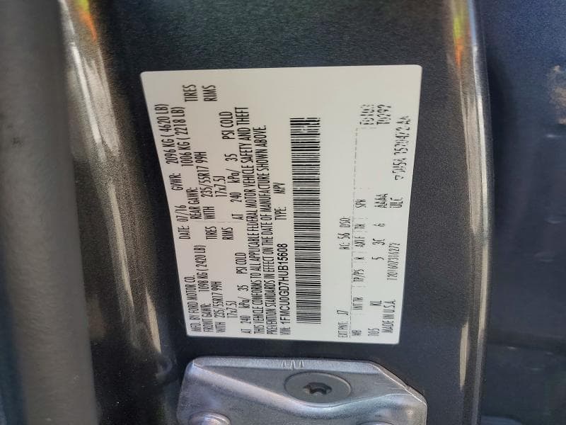 2017 FORD ESCAPE SE 12