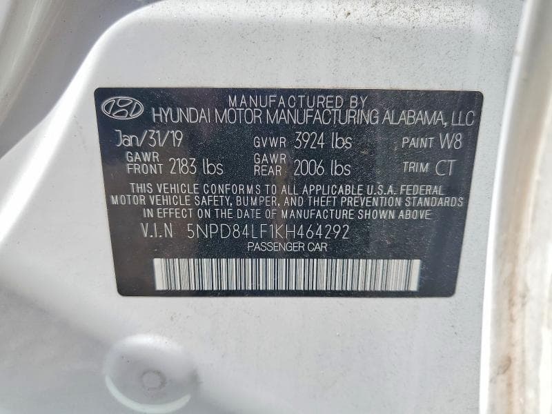 2019 HYUNDAI ELANTRA VALUE EDITION 12