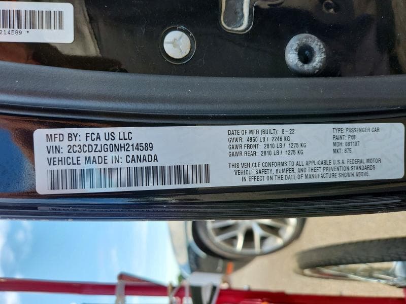 2022 DODGE CHALLENGER GT 12